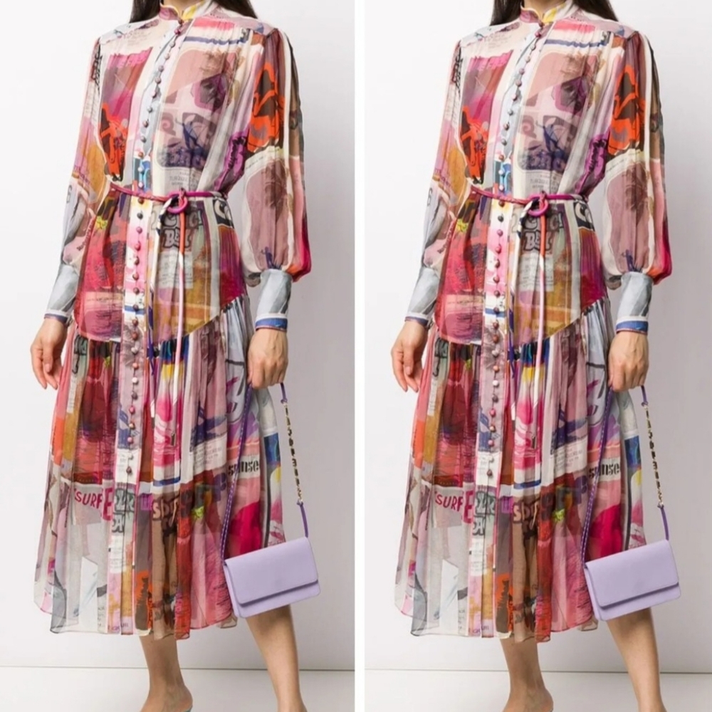 Zimmermann midi dressAus size 2